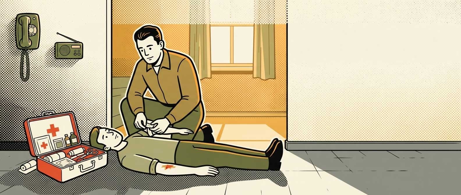 Schéma position des mains pour massage cardiaque et position latérale de sécurité